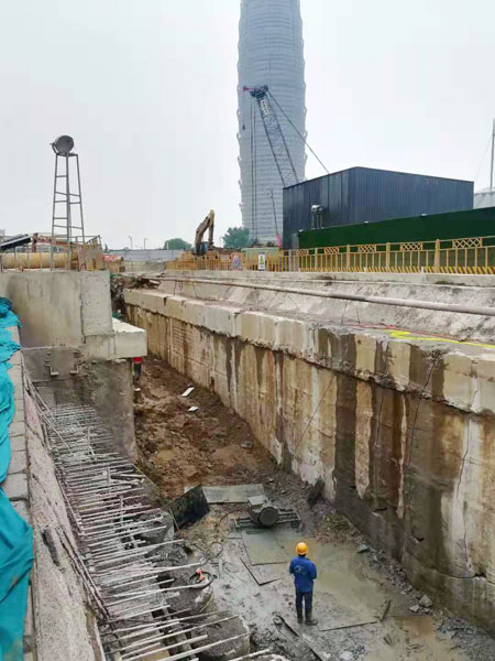 地连墙切割拆除