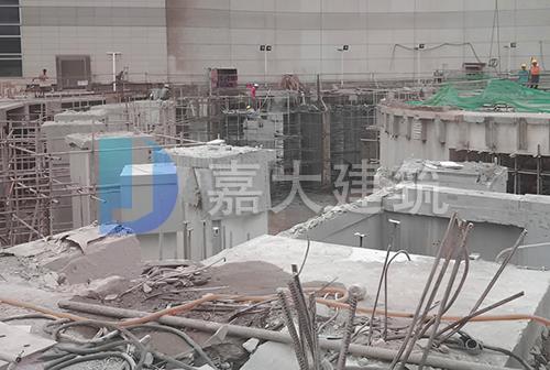 支撑梁拆除切割现场